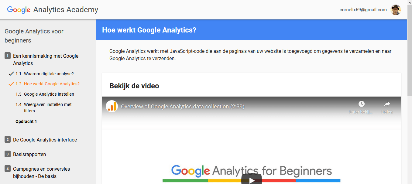 Google Analytics Academy | Zoekmachine Optimalisatie